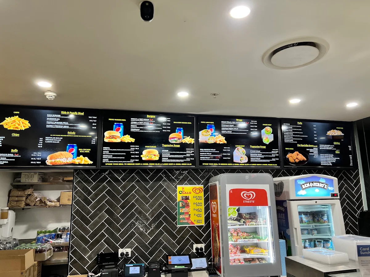 Menu, Ogalo Mascot
