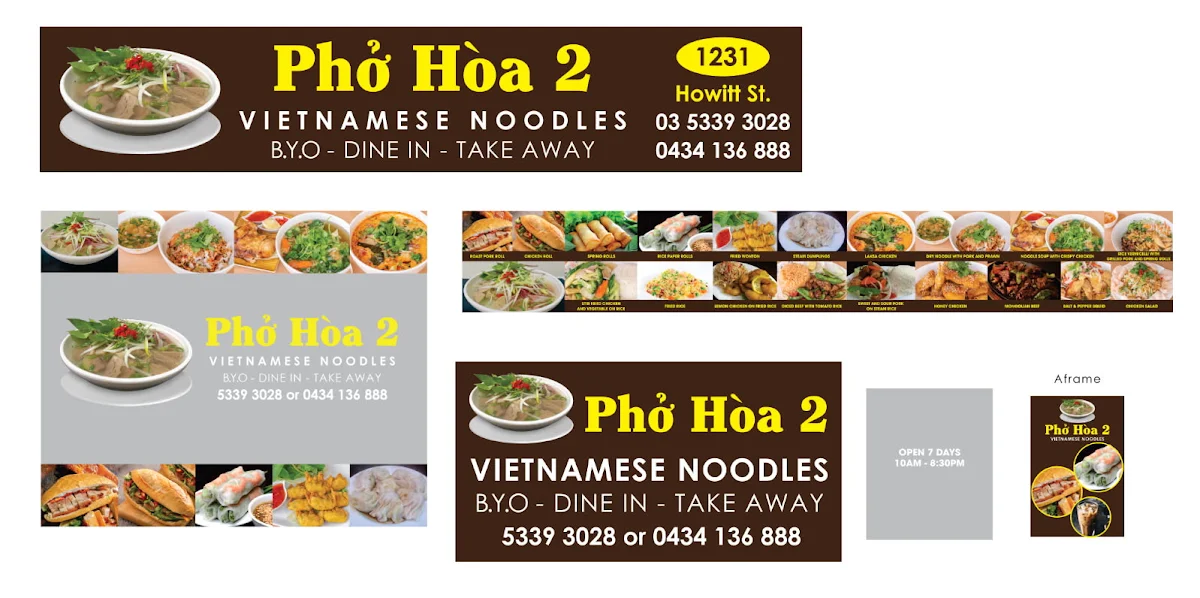 Menu, Pho Hoa 2