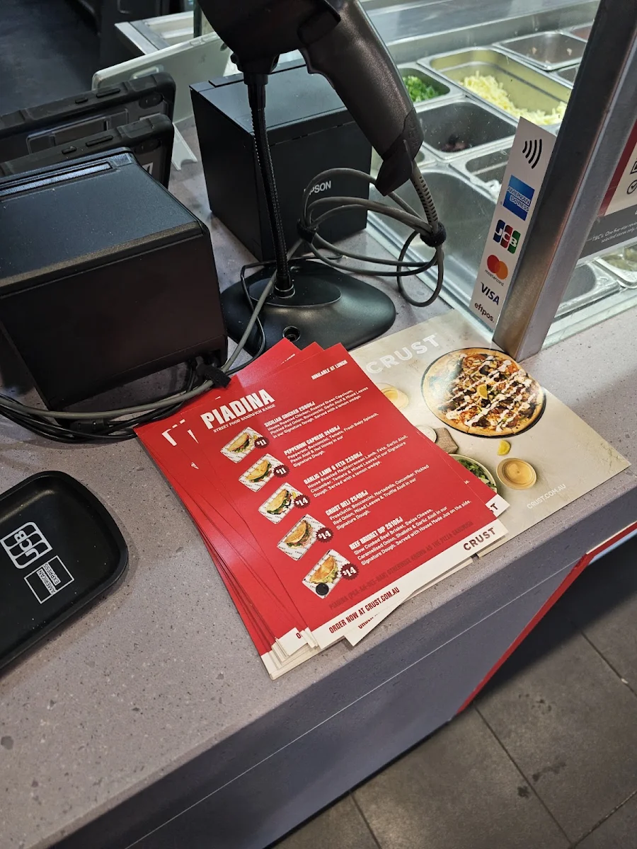 Menu, Crust Pizza Glen Waverley