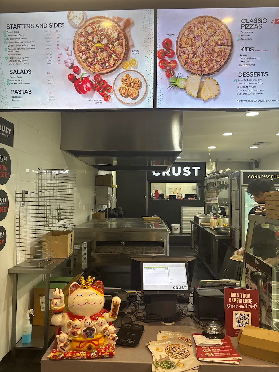 Menu, Crust Pizza Glen Waverley