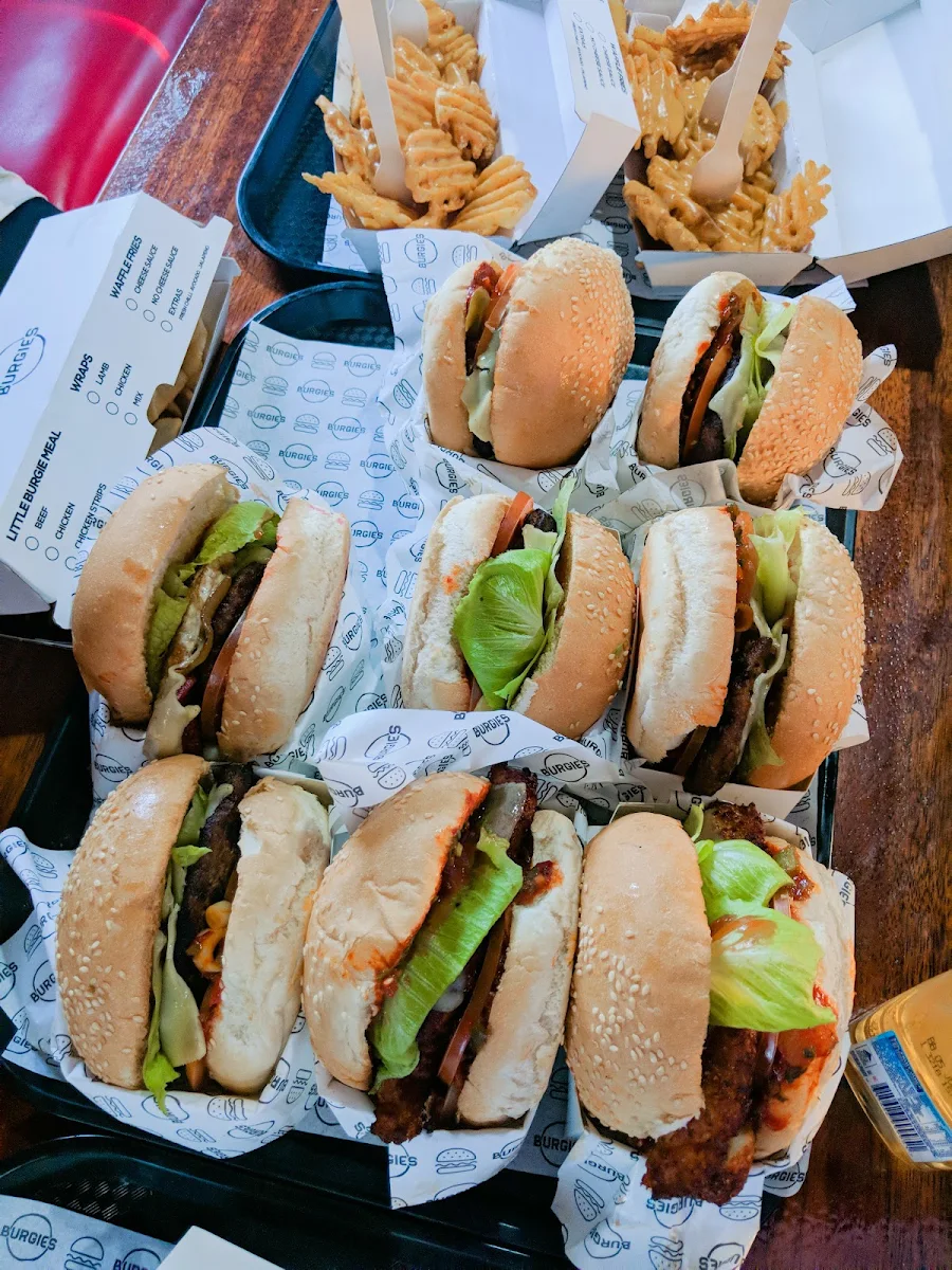 Menu, Burgies - Hoppers Crossing