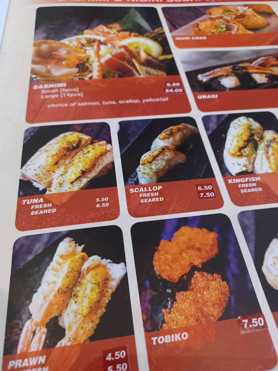 Menu, Aburi House