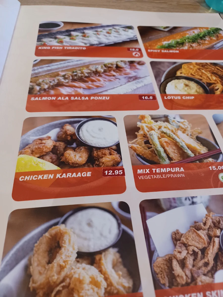 Menu, Aburi House