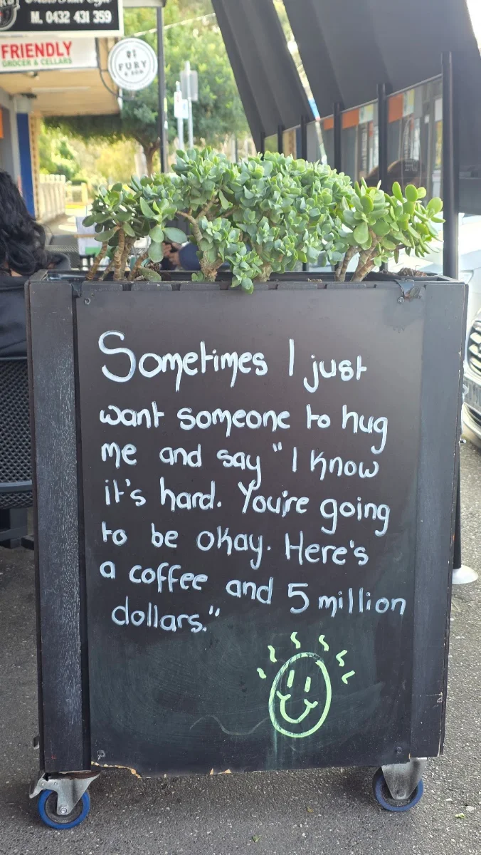 Menu, That Coffee Shop