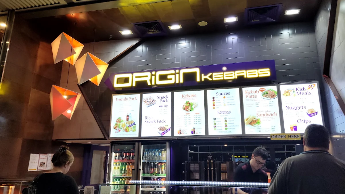 Menu, Origin Kebabs Springfield