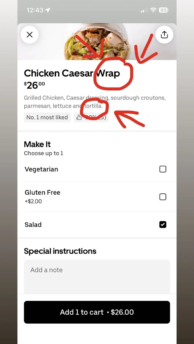 Menu, Daily Practice