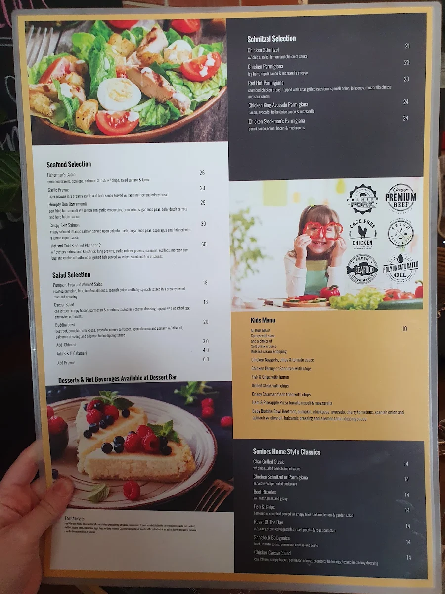 Menu, Phoenix Hotel
