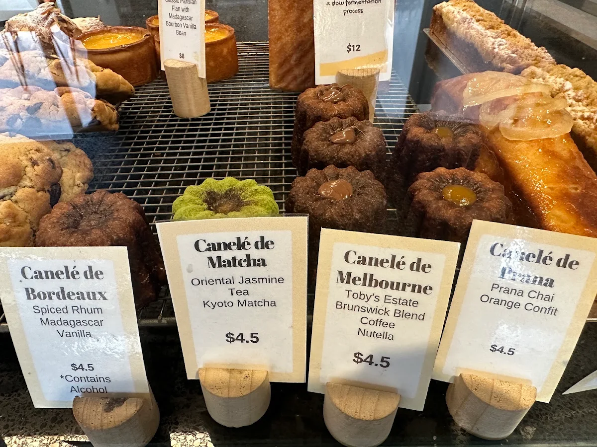 Menu, Sucre Du Jour