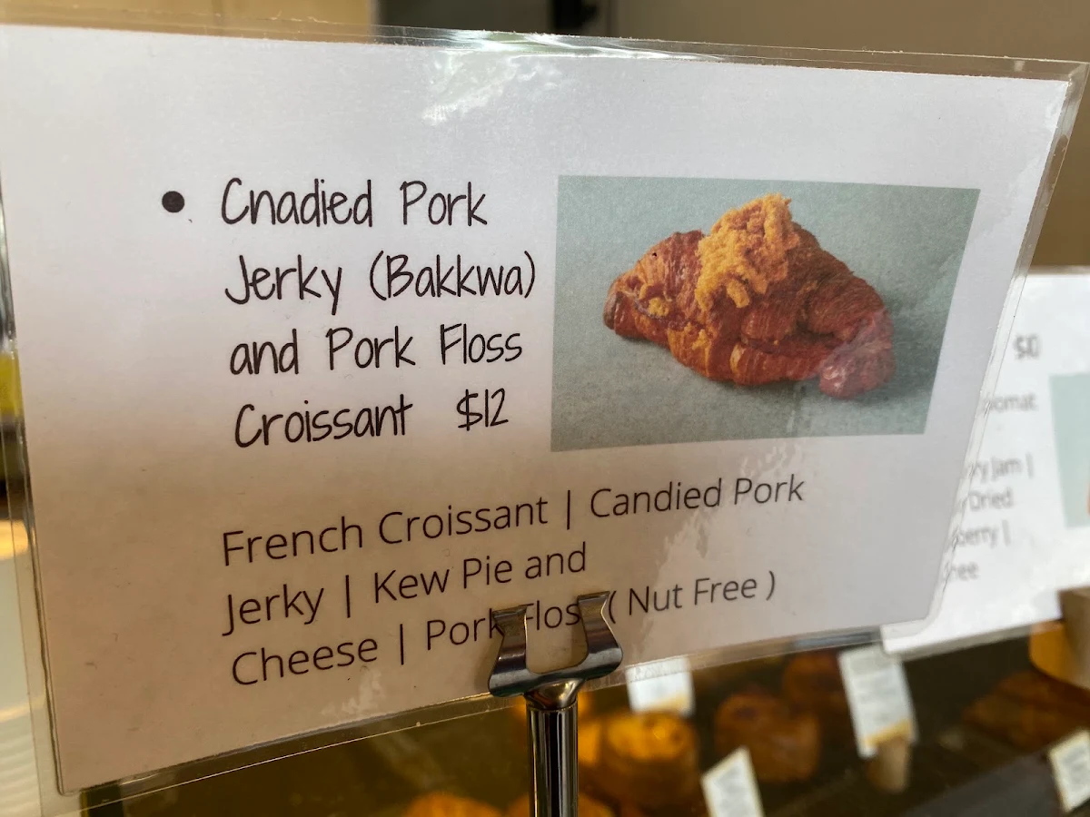 Menu, Sucre Du Jour