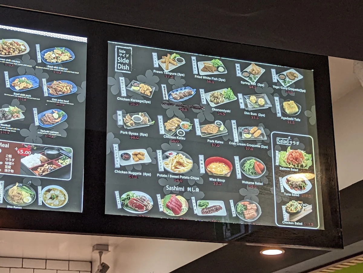 Menu, Ninja Sushi Burrito - Allenstown