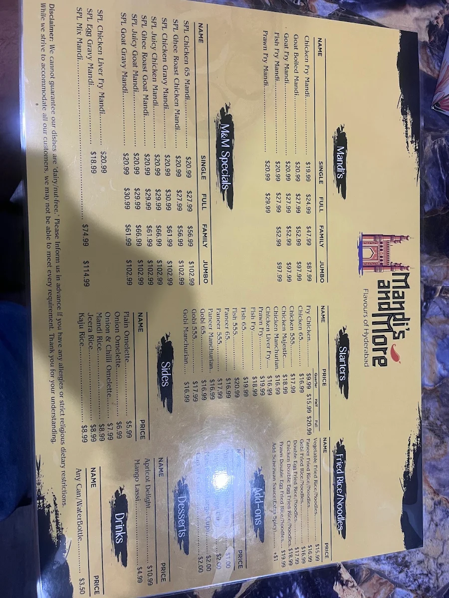 Menu, Mandis and More Brooklyn