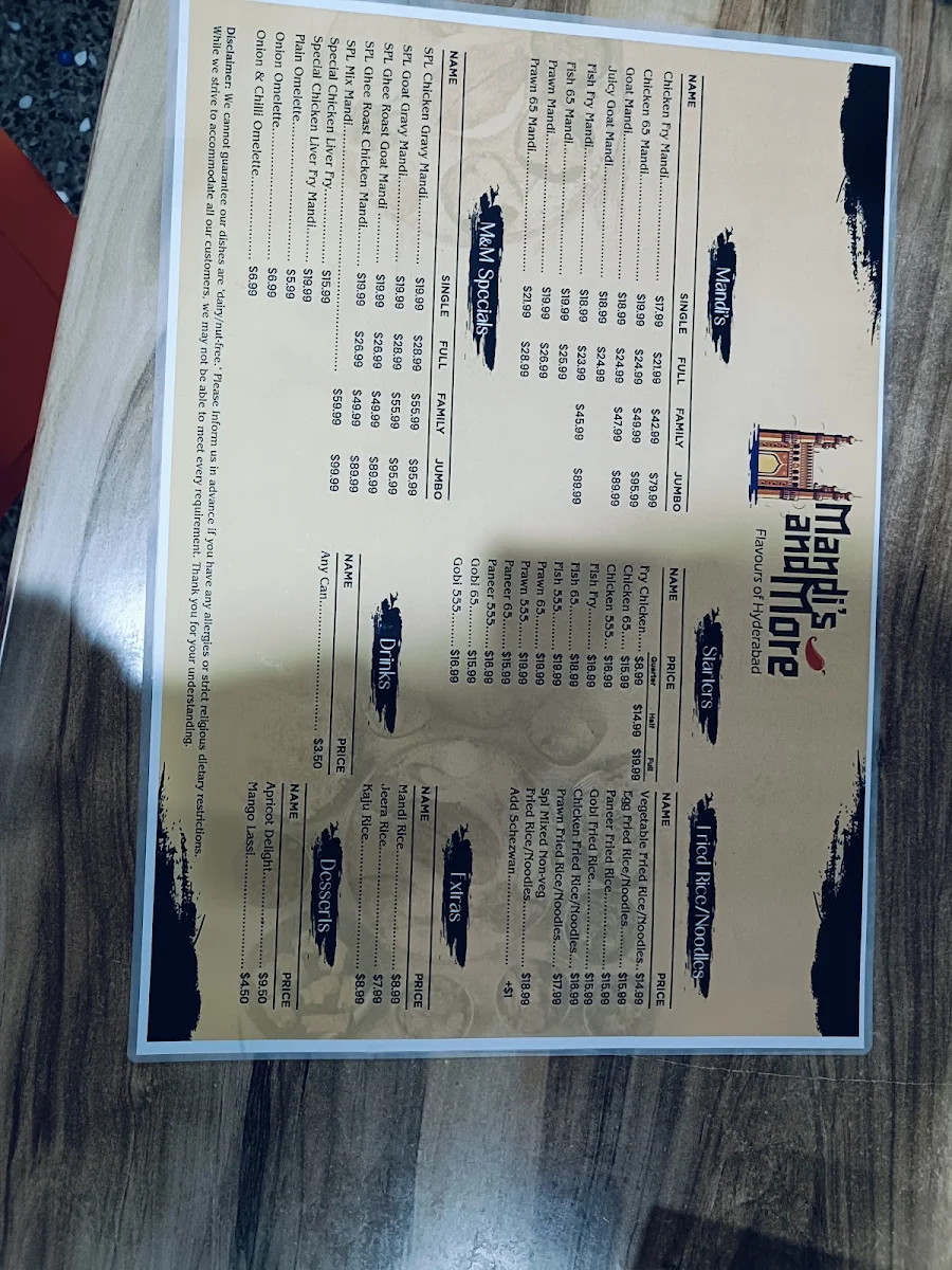 Menu, Mandis and More Brooklyn