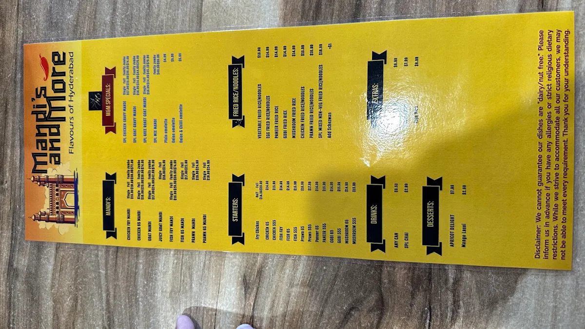 Menu, Mandis and More Brooklyn