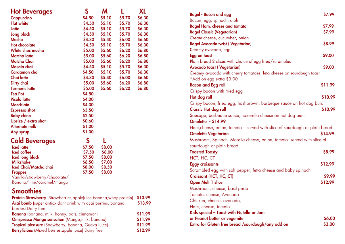 Menu photo 1