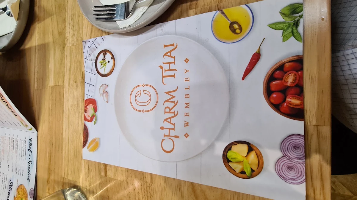 Menu, Charm Thai Wembley