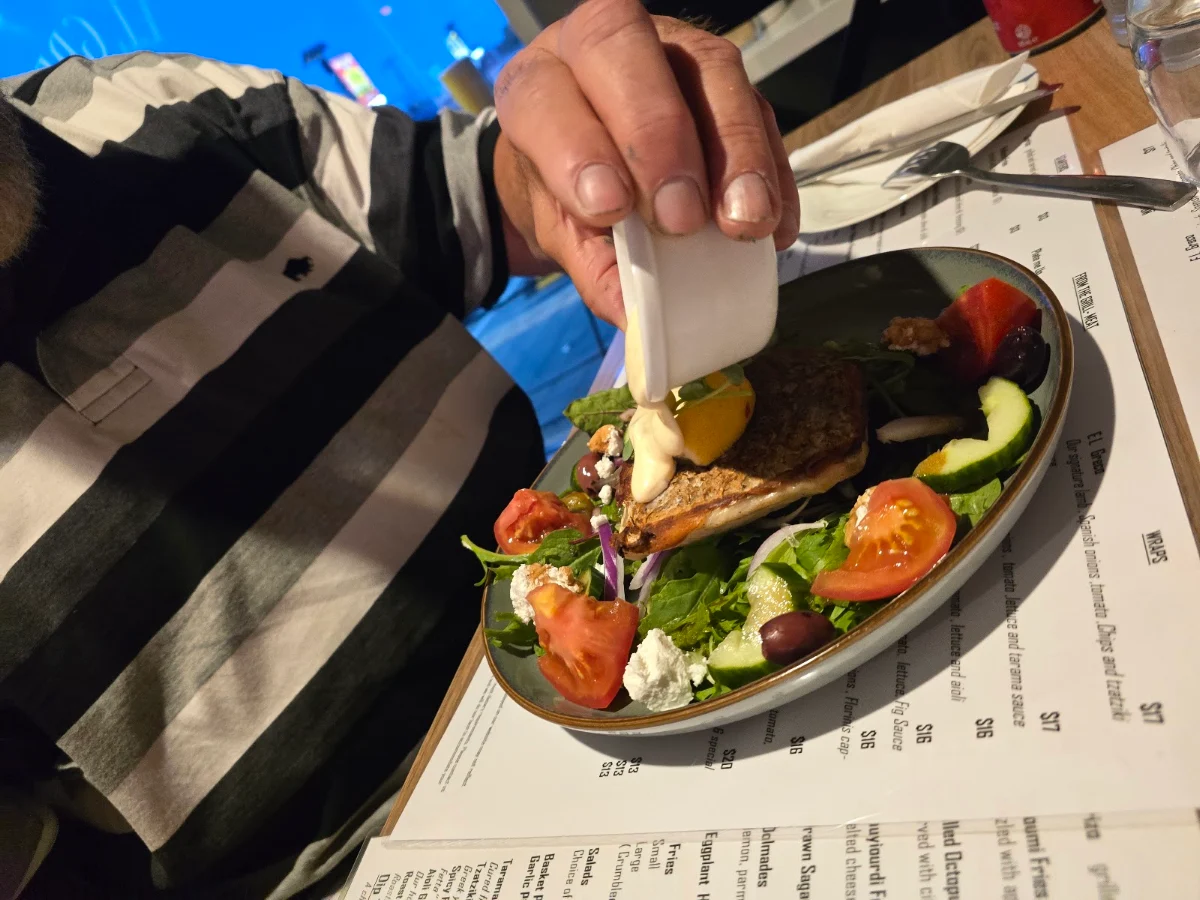 Menu, El Greco Cafe By Kinky Lizard