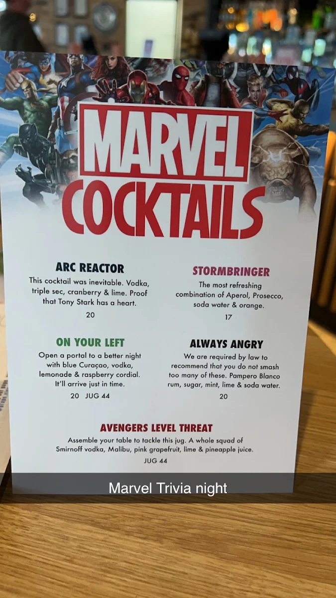 Menu, The Sporting Globe Bar & Grill Chirnside Park