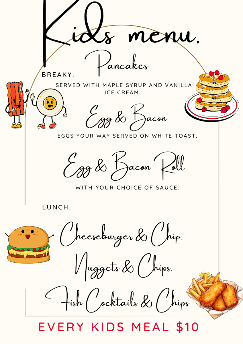 Menu, The Watch House Cafe & Pizzeria