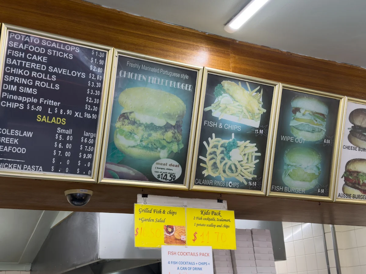 Menu, Top Ocean