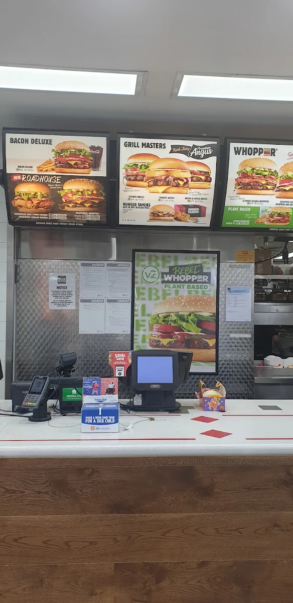 Menu, Hungry Jack's Burgers Mermaid Waters