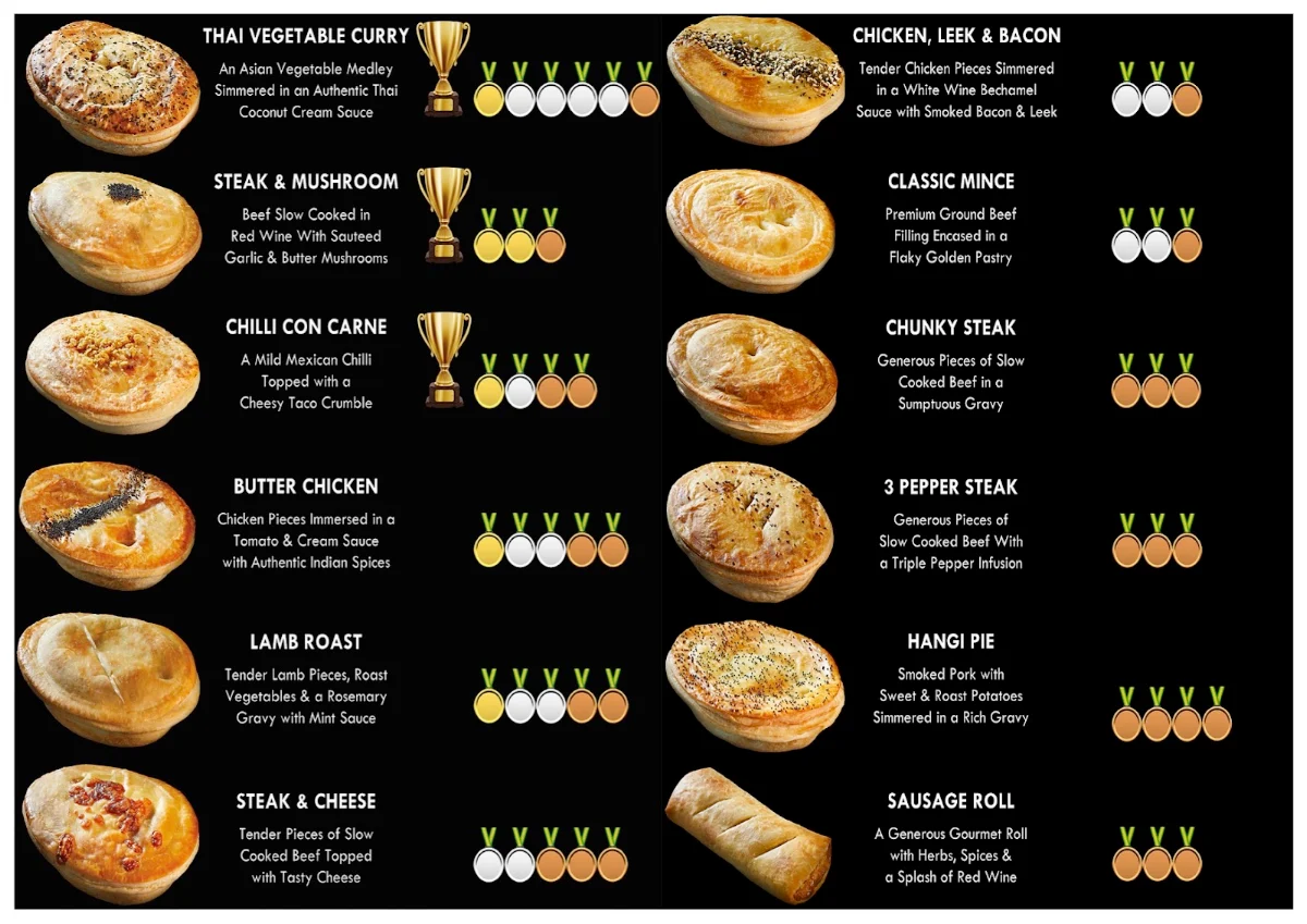 Menu, Norfolk Cafe