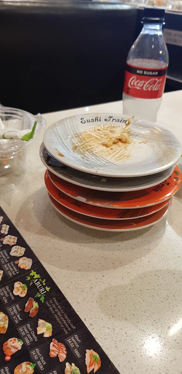 Menu, Sushi Train Nerang
