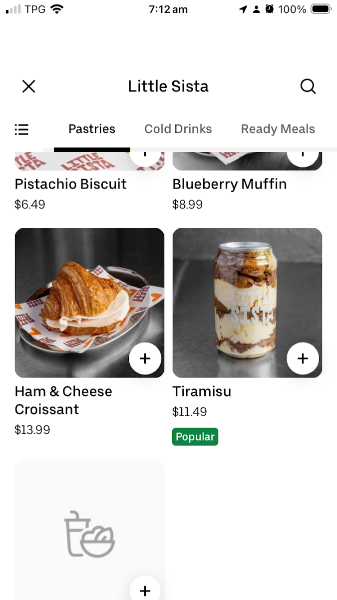 Menu, Little Sista