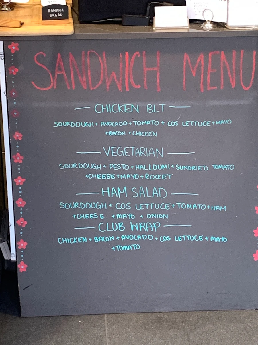 Menu, Fraiche Deli