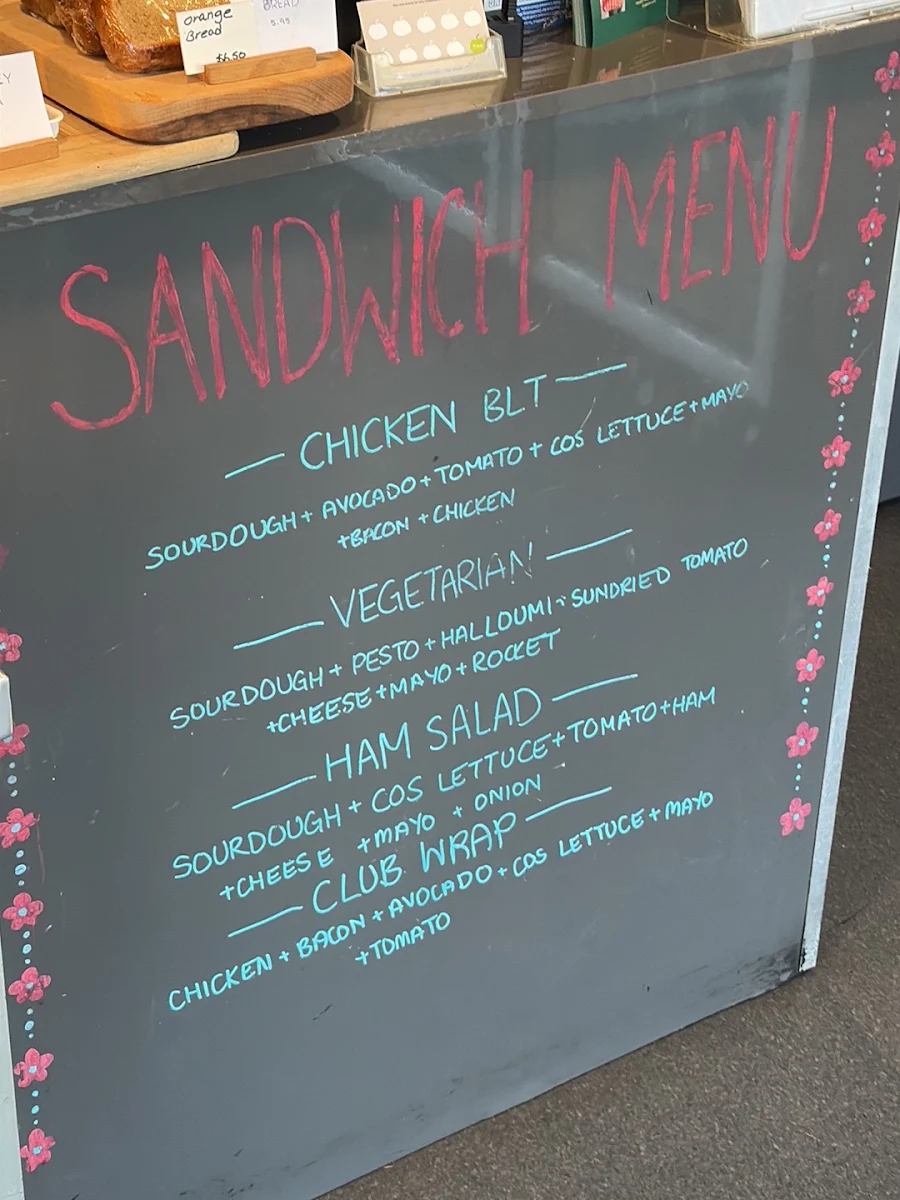 Menu, Fraiche Deli