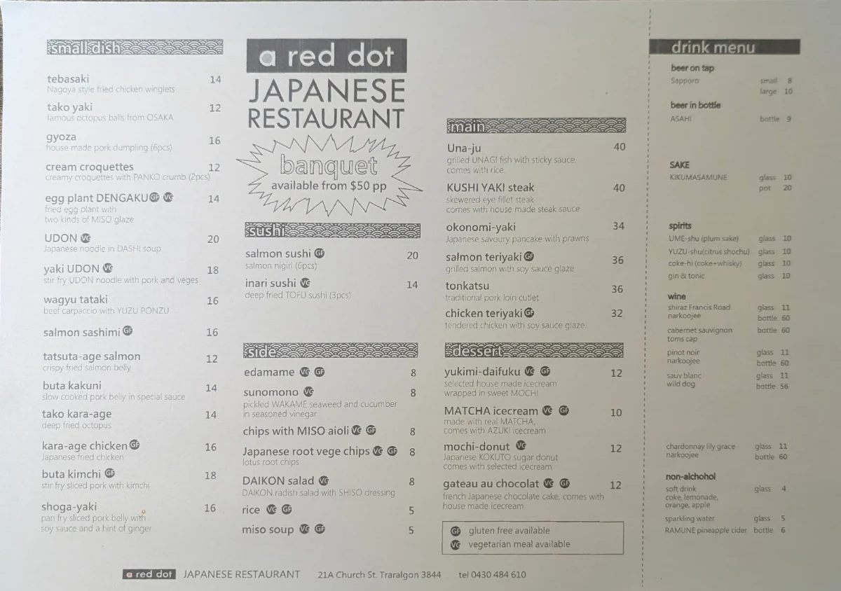 Menu photo 1
