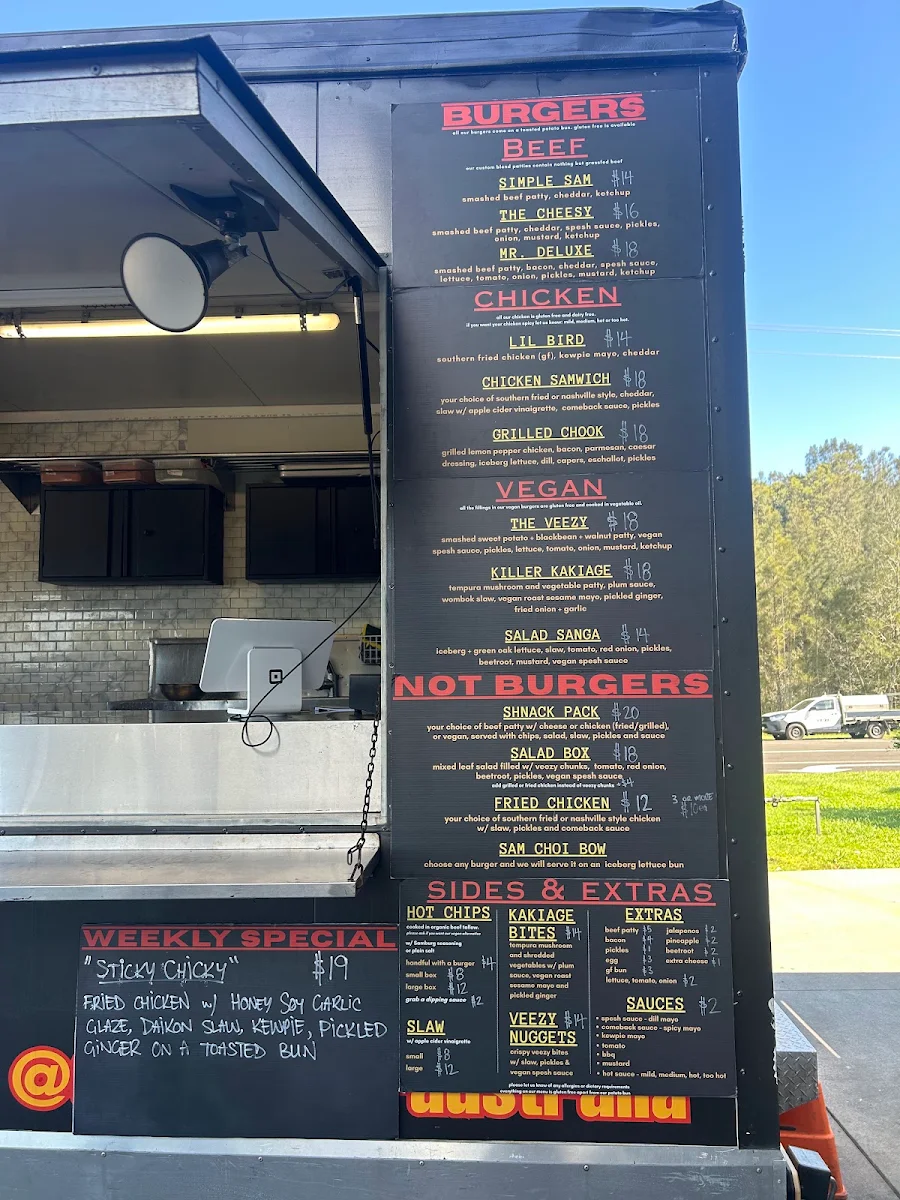 Menu, Seven Mile Brewing Co
