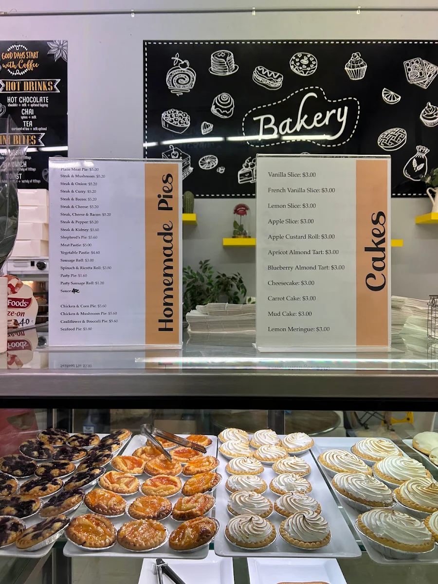 Menu, Paul's Patisserie
