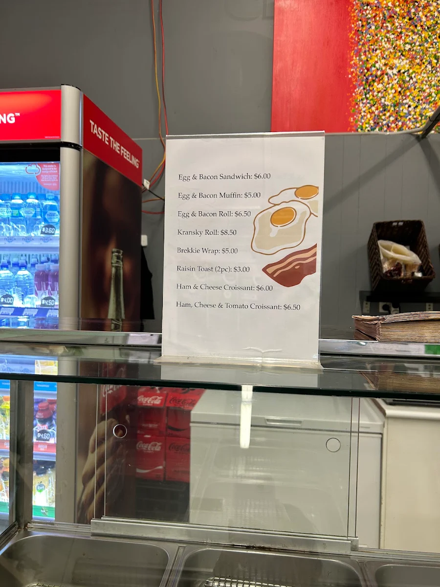 Menu, Paul's Patisserie