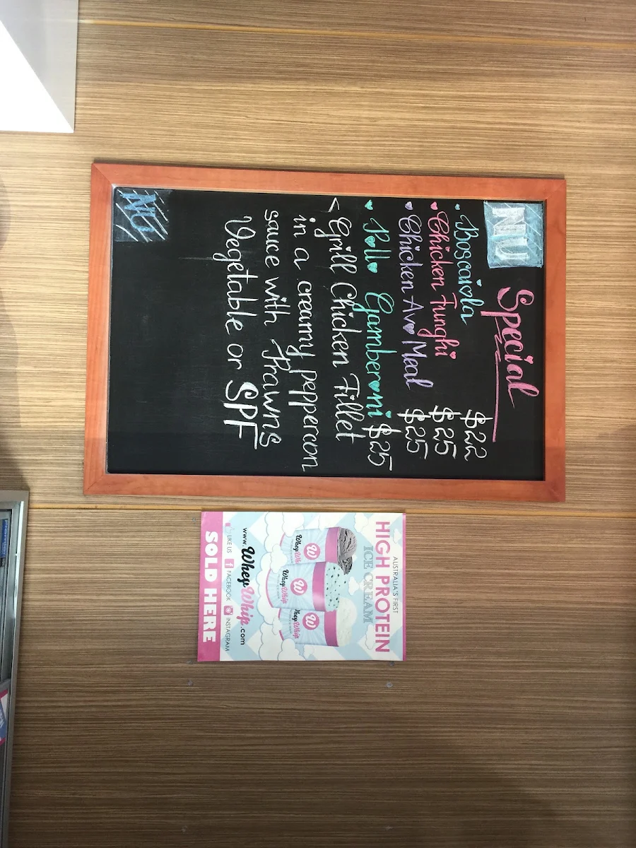 Menu, Nutrition Station
