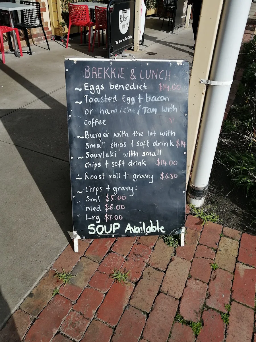Menu, Good Food Cafe