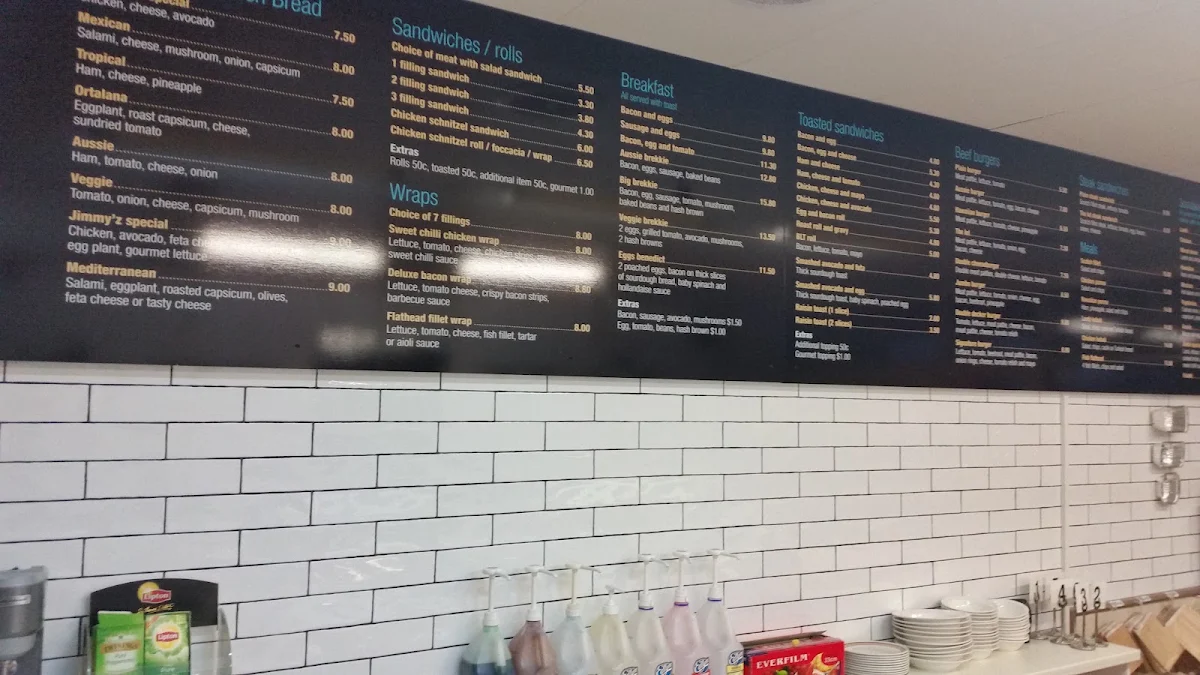 Menu, Good Food Cafe