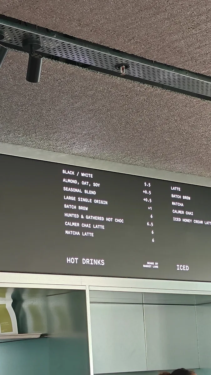 Menu, Baker Bleu