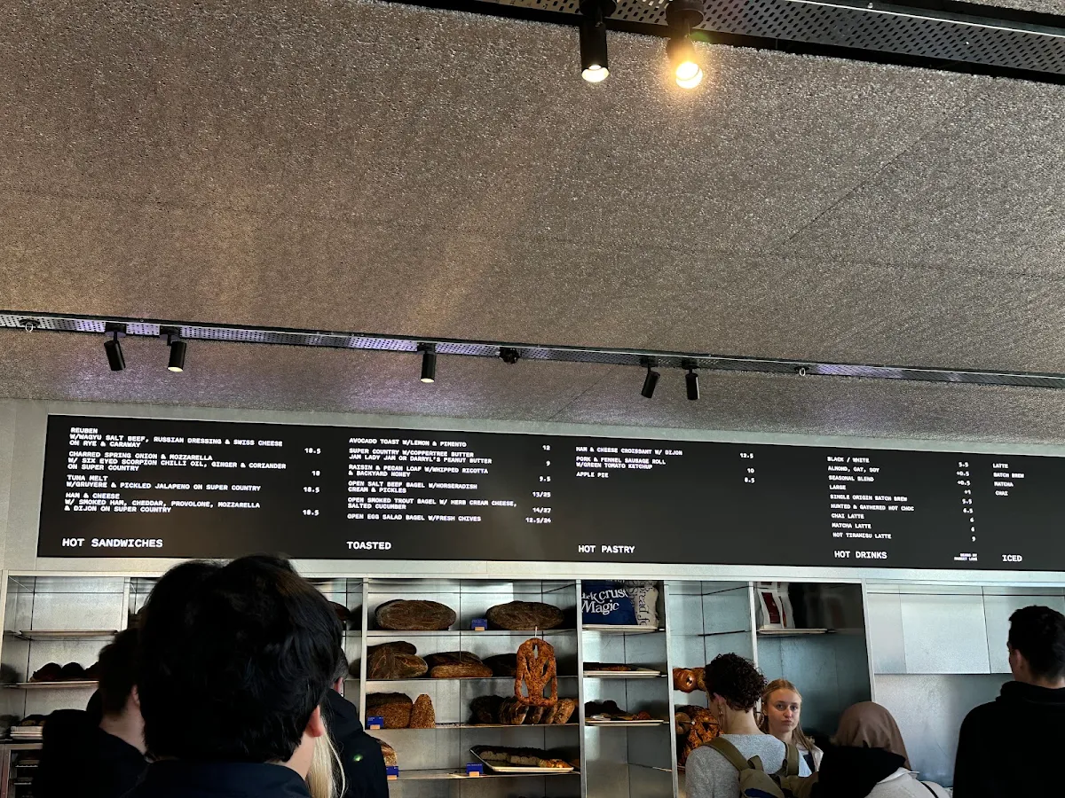 Menu, Baker Bleu