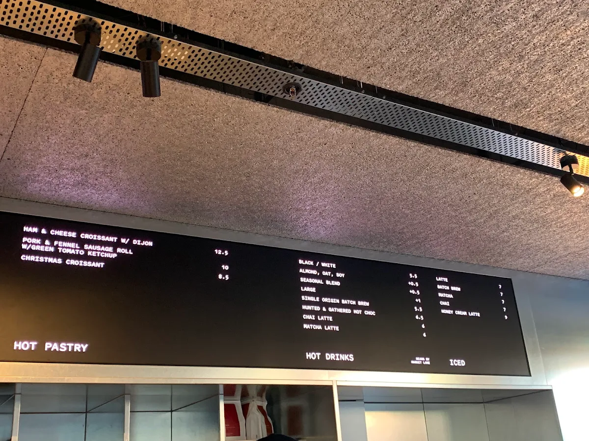 Menu, Baker Bleu