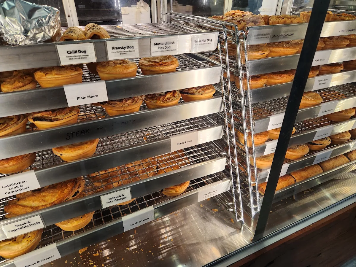 Menu, Foxy's Bakery