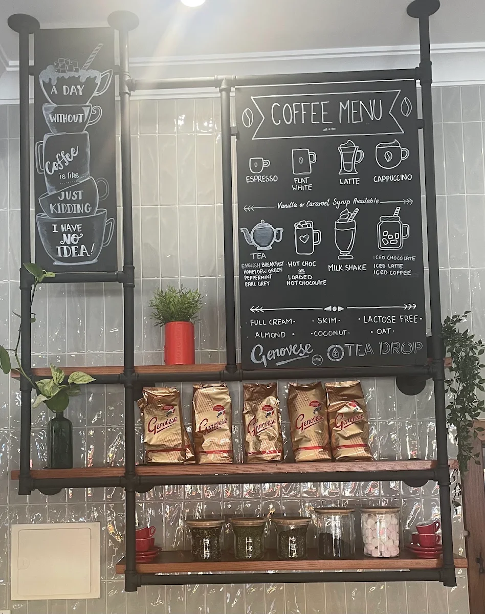 Menu, Foxy's Bakery