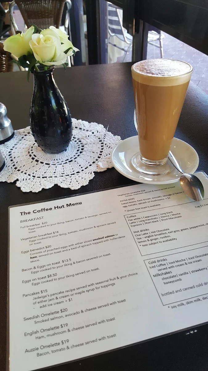 Menu, The Coffee Hut