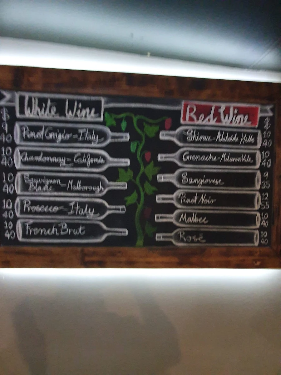 Menu, Mr Henderson