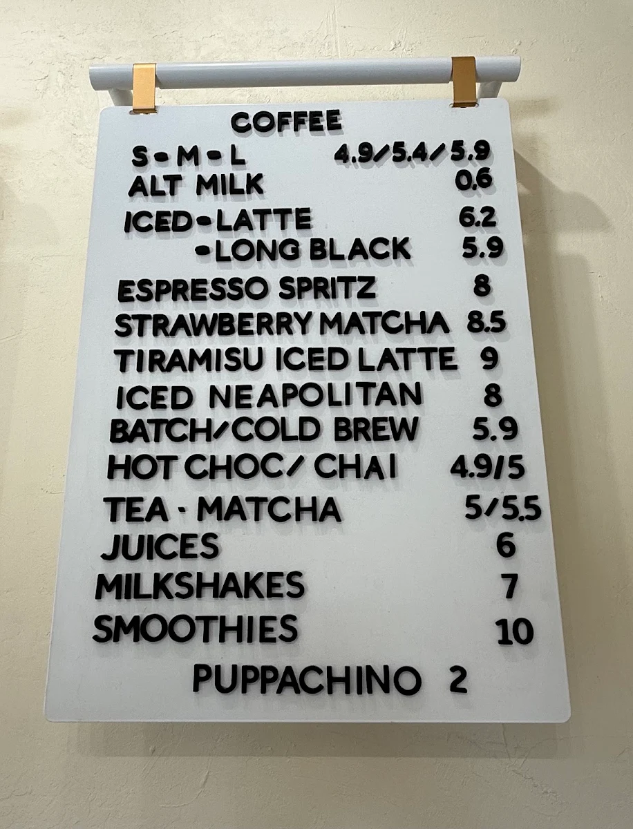 Menu, Little Quarter