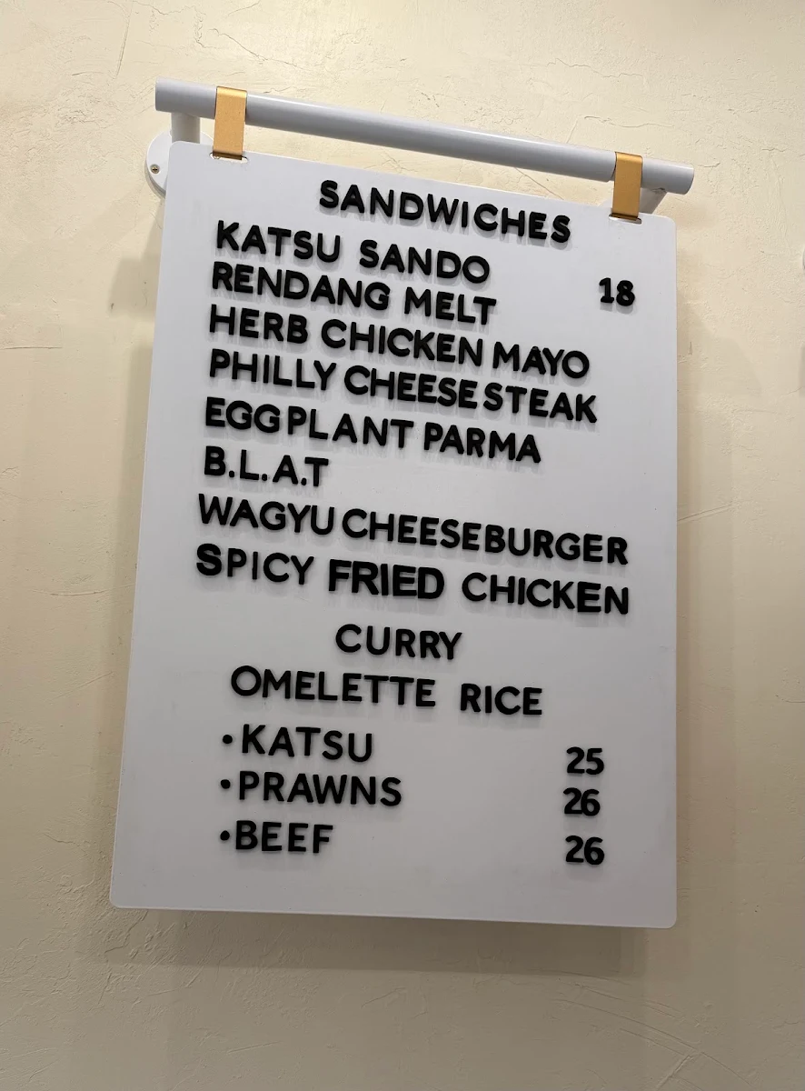Menu, Little Quarter