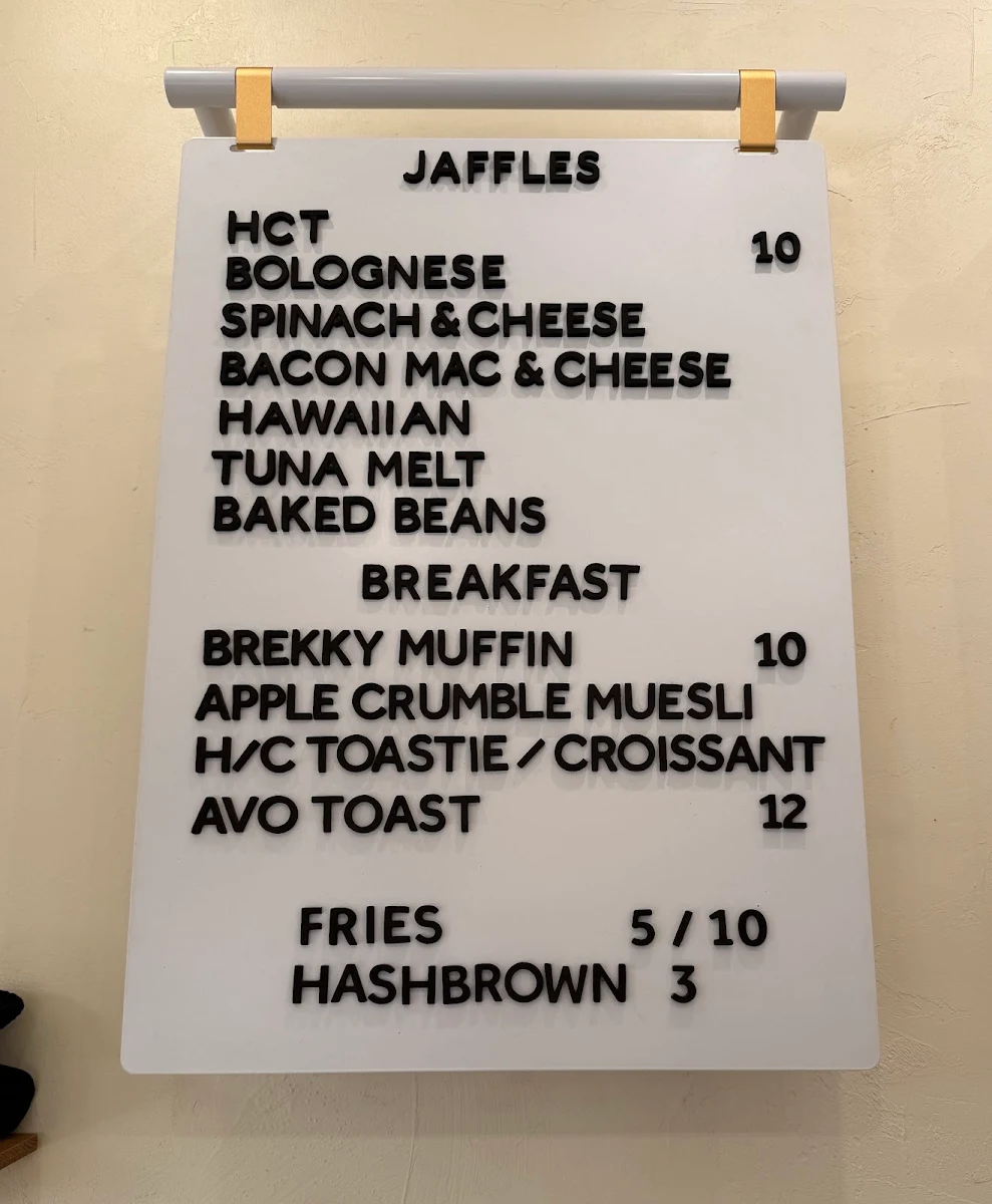 Menu, Little Quarter