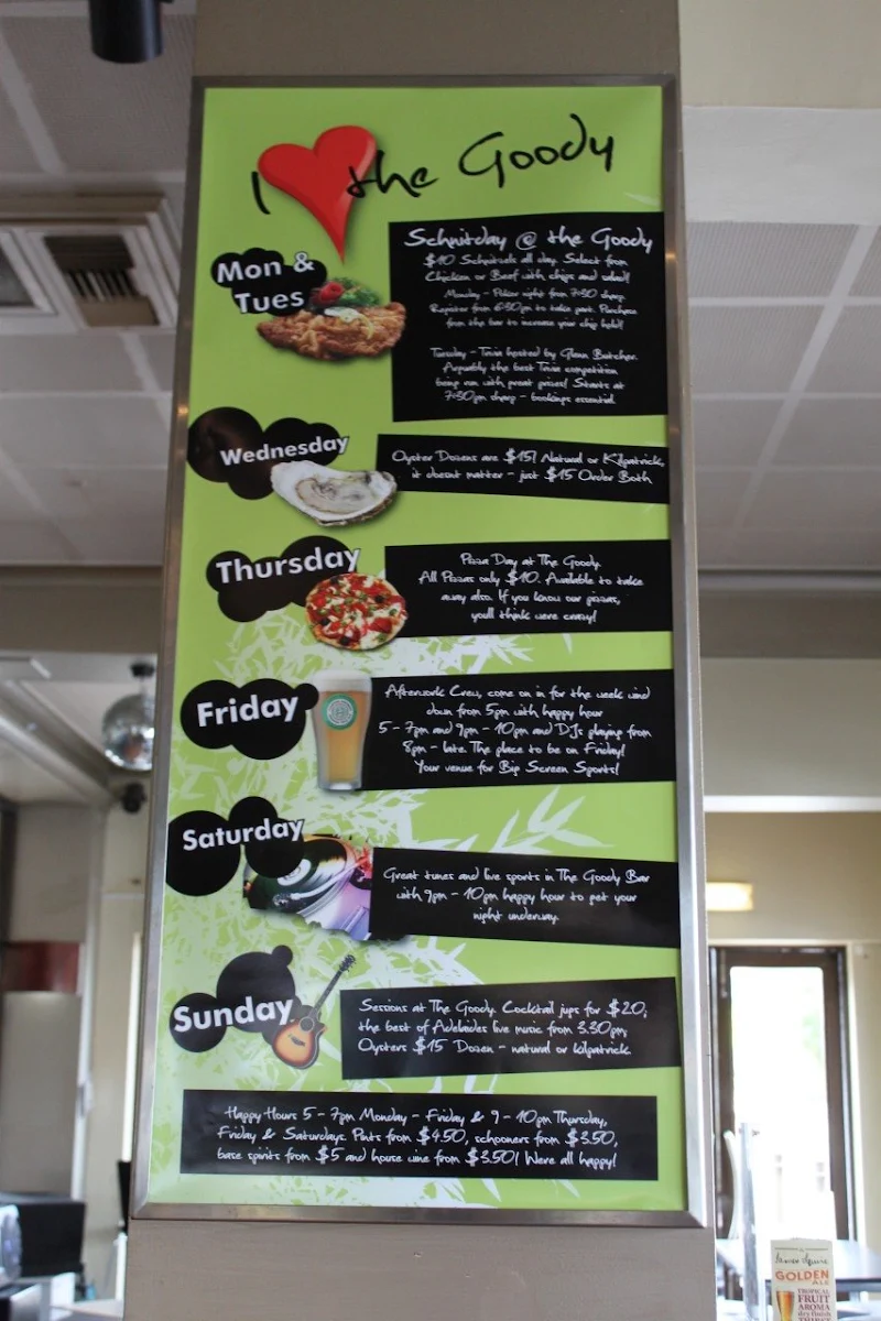 Menu, The Goody
