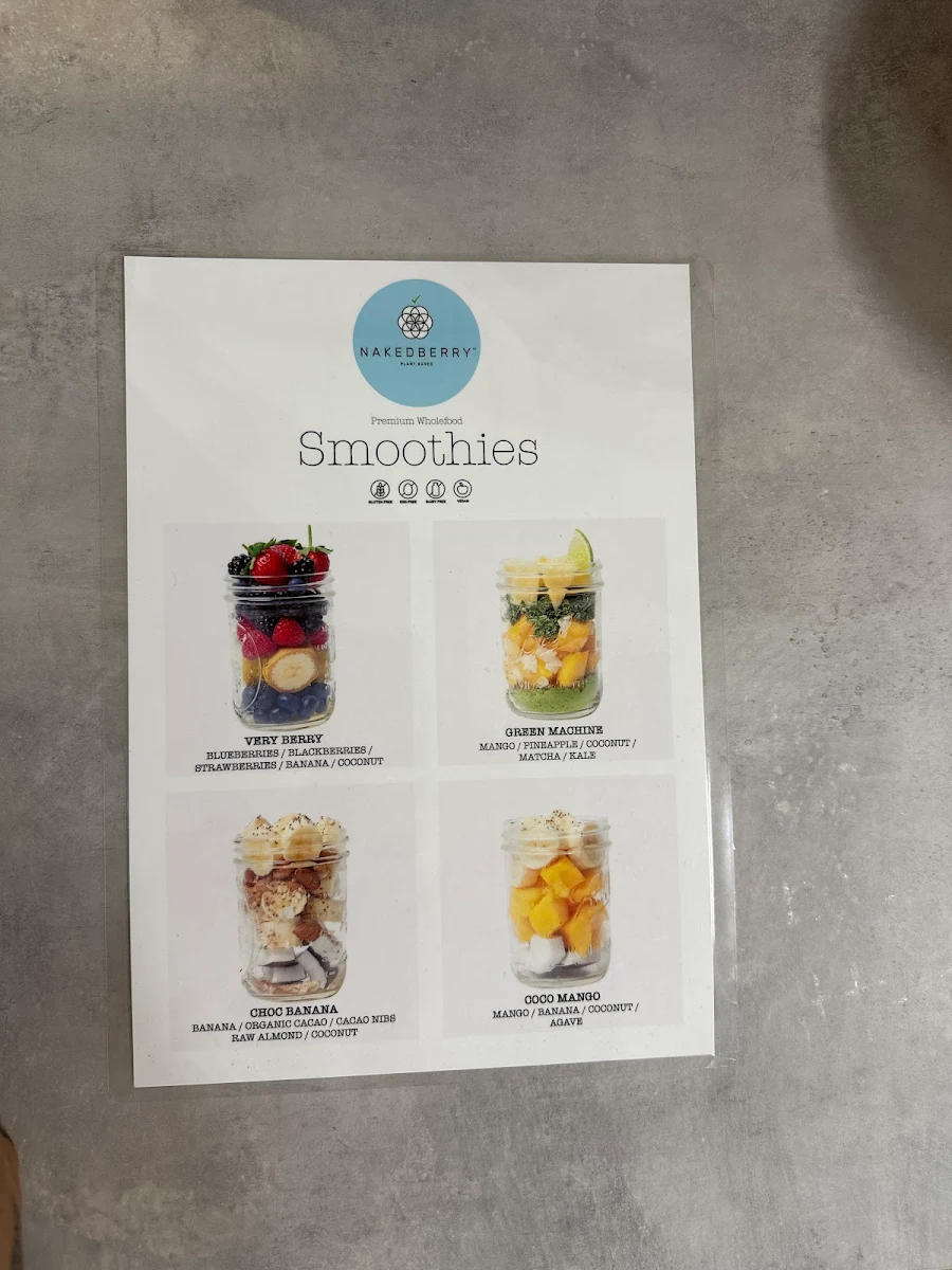 Menu, elise’spresso