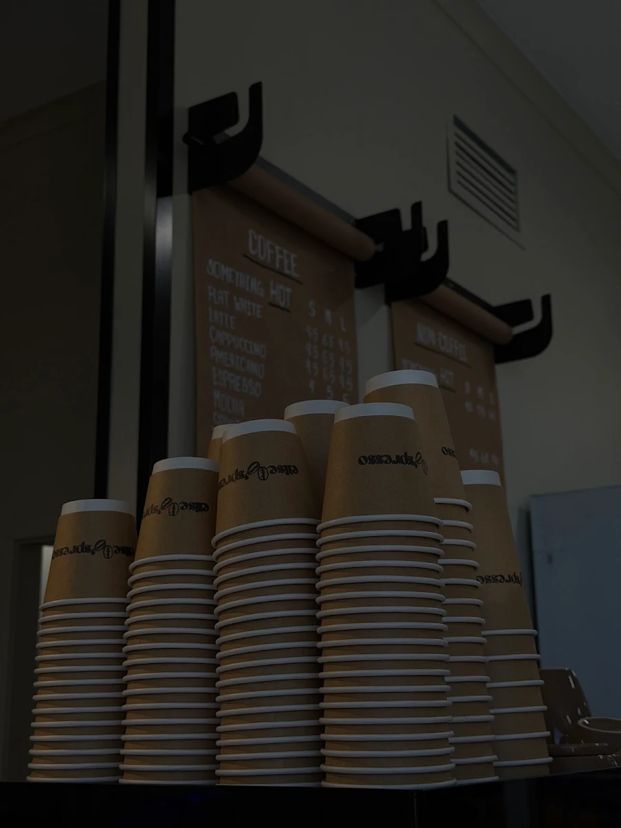Menu, elise’spresso