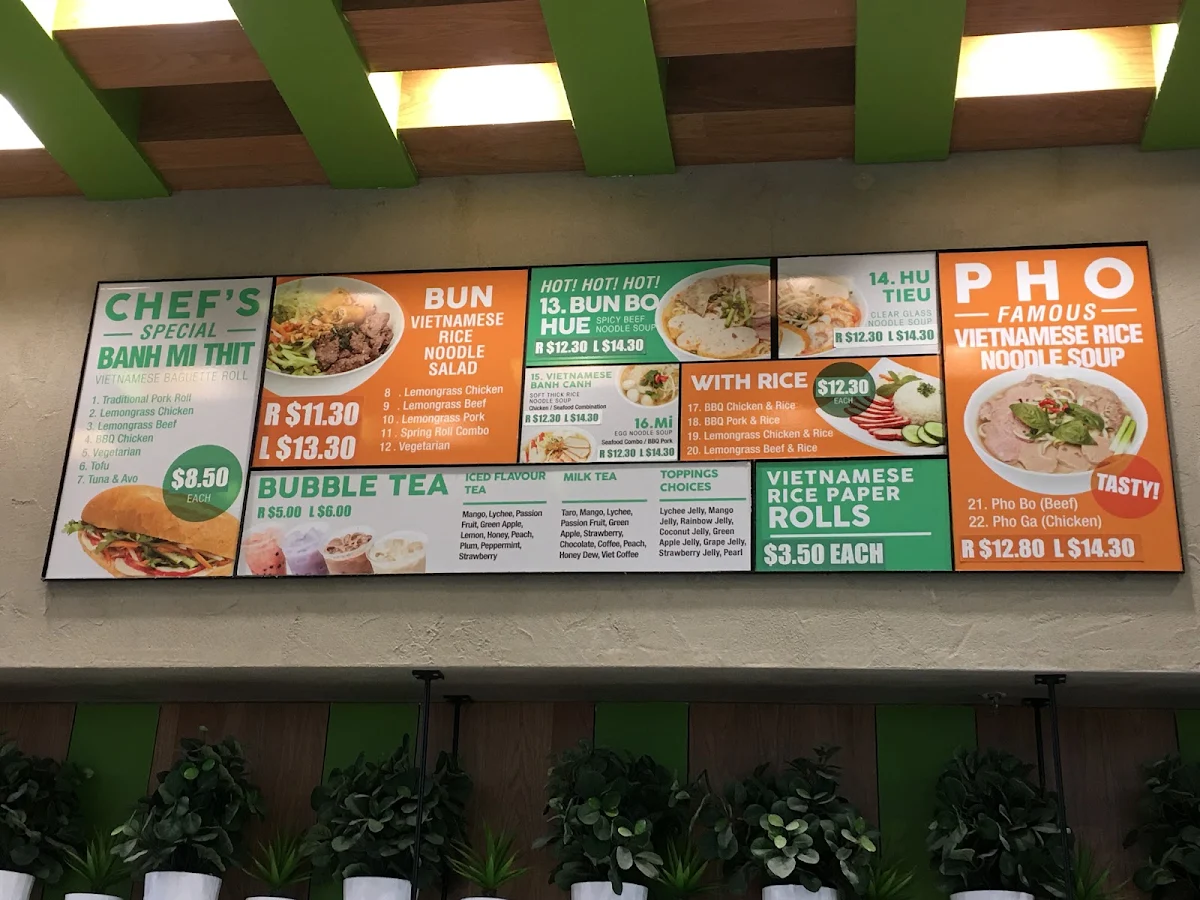 Menu, Little Viet Rolls